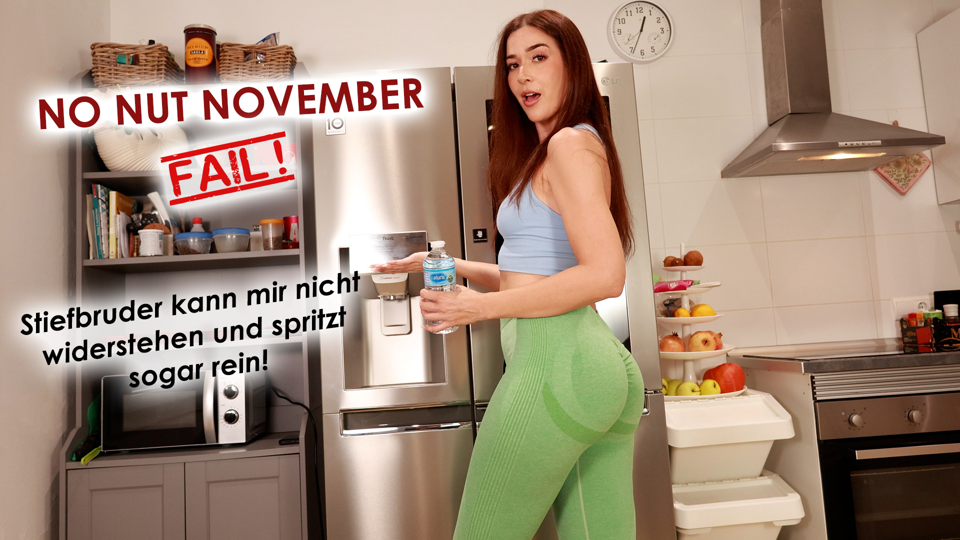 No Nut November Fail! My Stepbrother Can't Resist Me And Even Cums Inside Me!