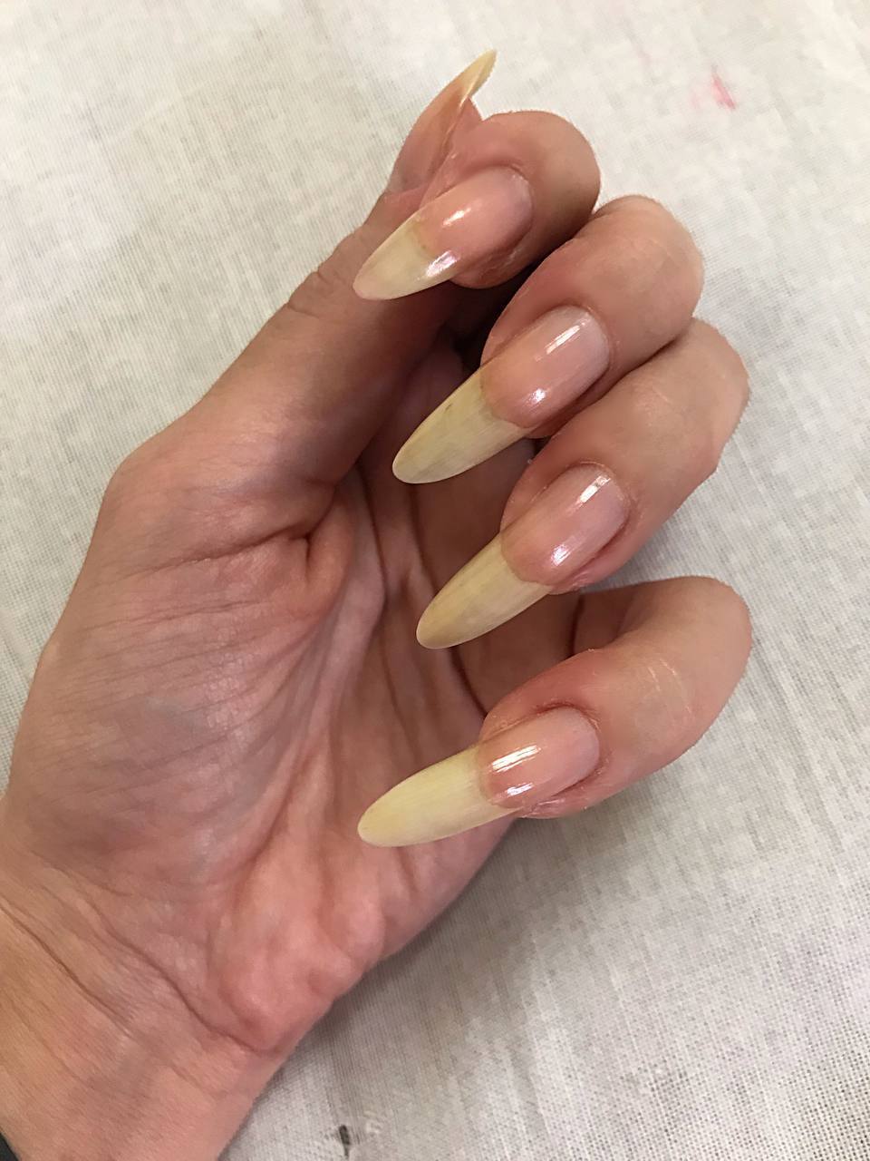 Worship my long natural nails