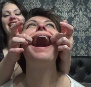 RUSSIANBEAUTY: Nose fingering, face messing, silly faces, stockings on head, lips fetish! To Kate! Download