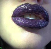 RUSSIANBEAUTY: Purple glossy lips! Kissing and duck face fetishes! Download