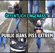 LARA-CUMKITTEN: ÖFFENTLICH EINGENÄSST | Public Jeans Piss extrem Download