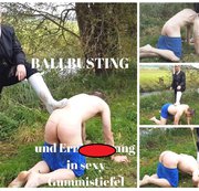 LADYKARAME: Ballbusting in Gummistiefeln! Download