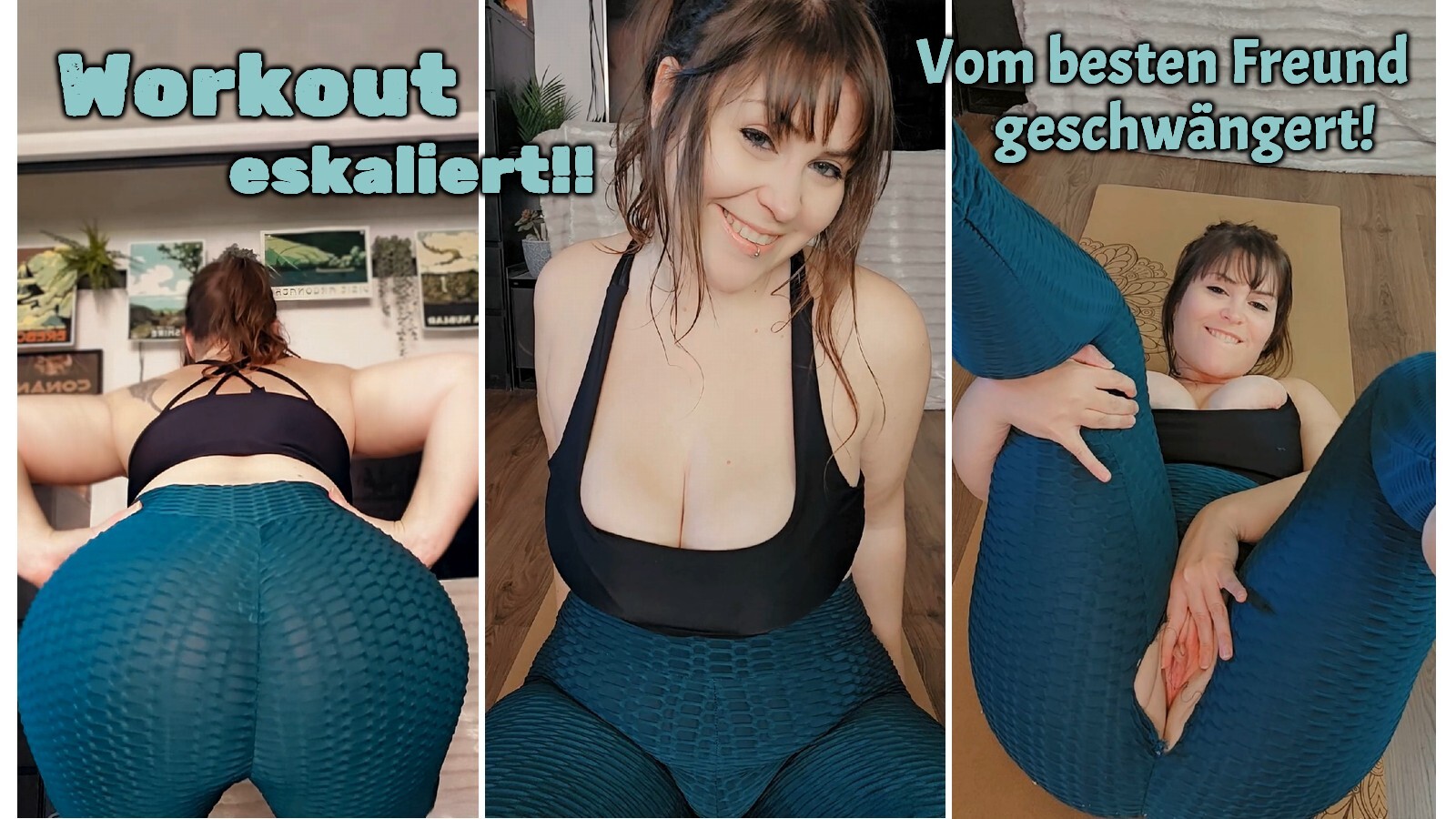 Out of control after training… begged my best friend to get me pregnant!