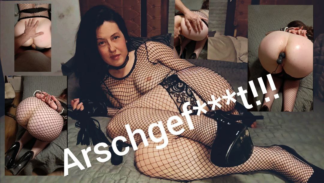 Assfucked and tied up in fishnets! I'm just as comfortable being submissive as I am being dominant!