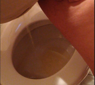 Dame Miniarsch Toilette Orgasmus