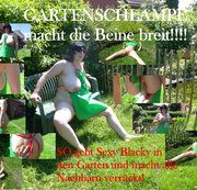SEXY-BLACKY: Gartenschlampe macht die Beine breit Download