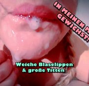 WETLADY89: In den Mund gewichst! Blondine mit weichen Blaselippen und großen Titten gibt Blowjob und Tittenfick Download
