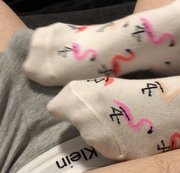 BENLENA: Foot Play - Weisse Socken und Wetlook Leggings Download