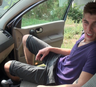 Amateur crunchboy uniform outdoor