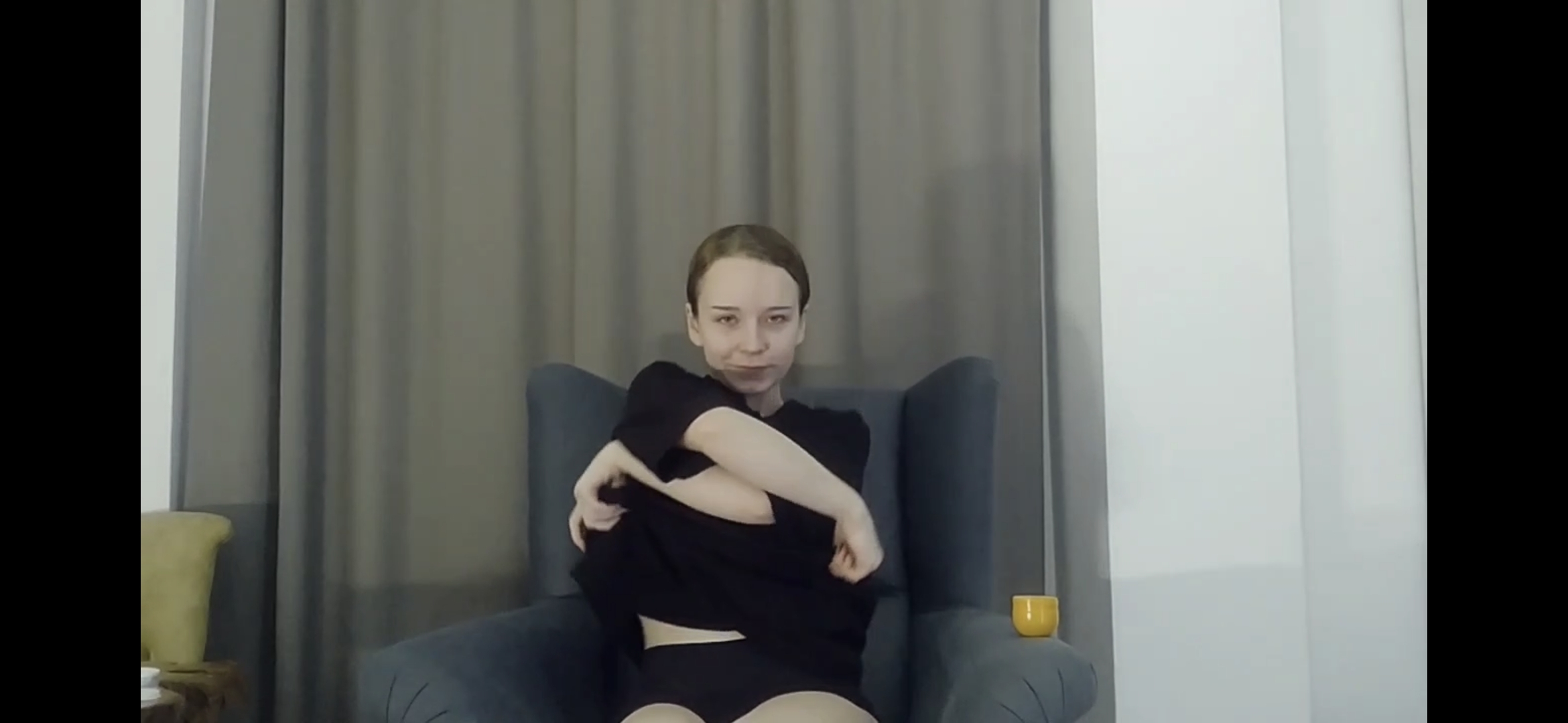 My family must never see this! 1x Breasts shown