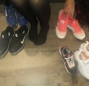 SHINYLADY2015: Sneaker - Shoeplay mit Strumpfhose / Fertige dreckige & neue Sneaker - wÃ¤rst DU ein guter Putzsklave Download