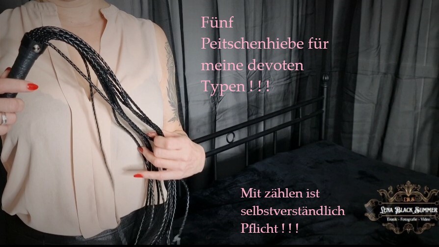 Do I perhaps have to teach someone how to behave? Count in when I whip you! ! !