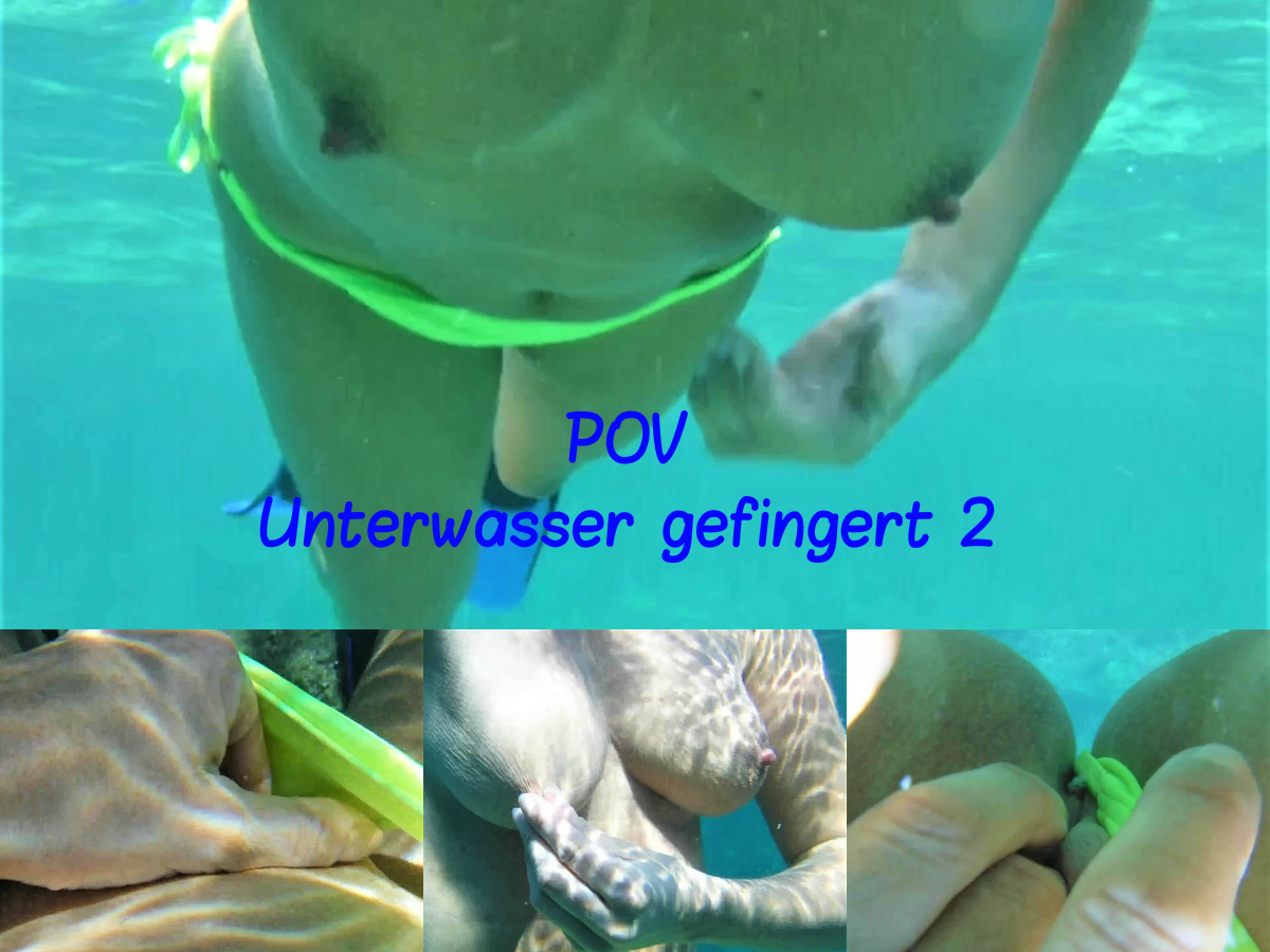 POV underwater fingered 2