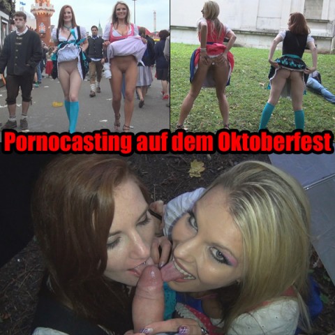 Porno Casting at the Oktoberfest - 100% real.
