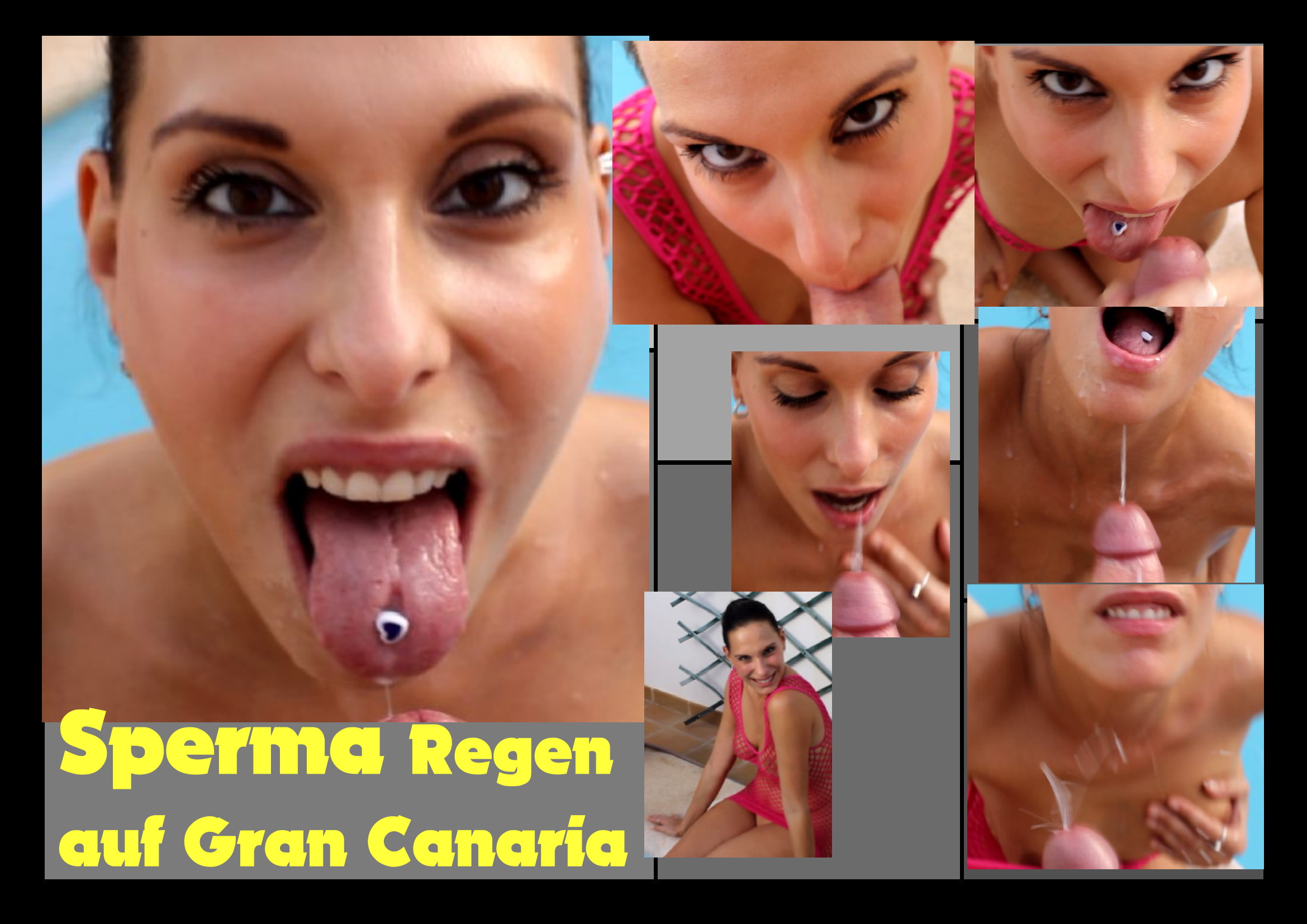 Cum Rain in Gran Canaria