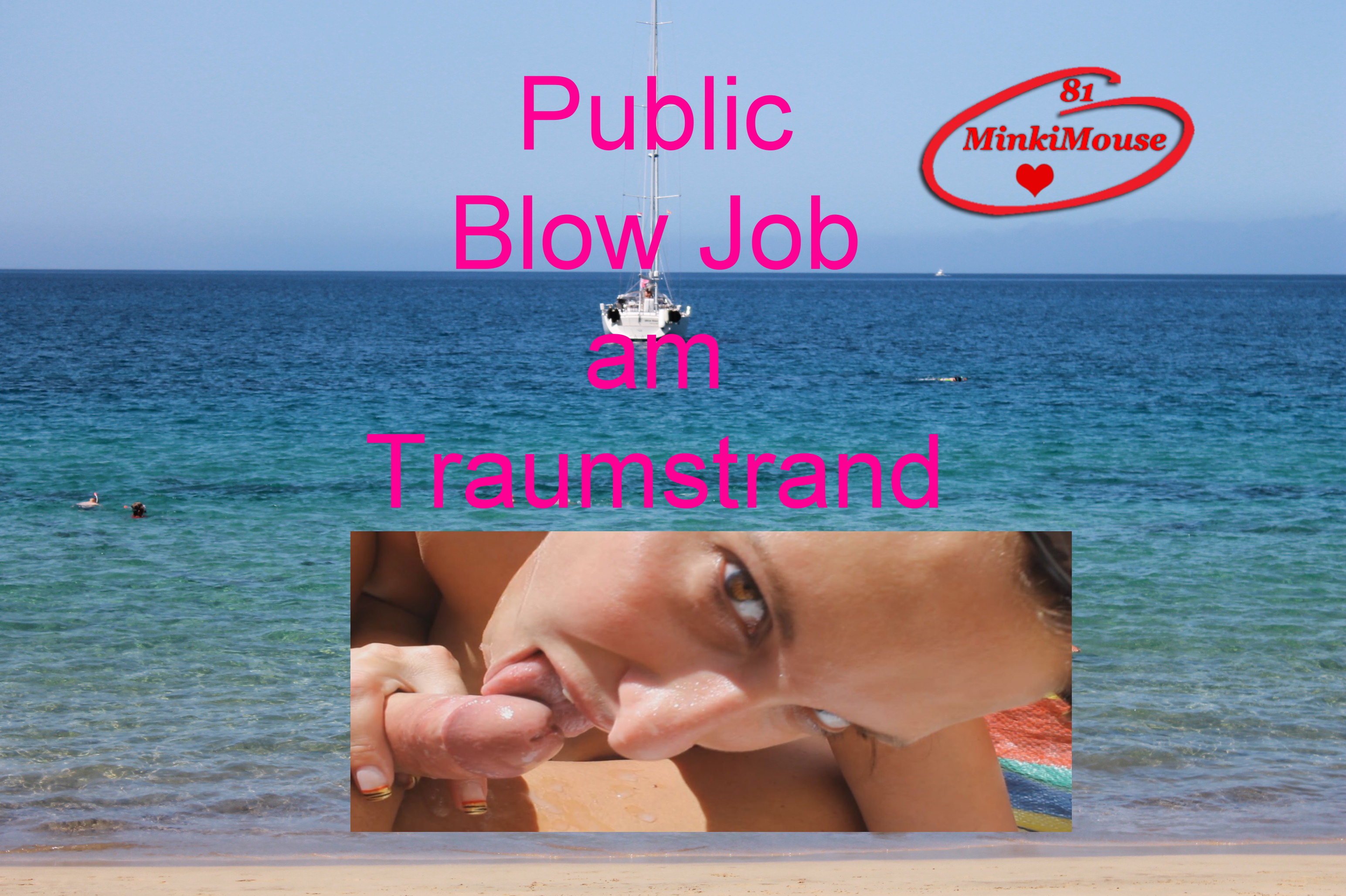 Blowjob on the paradise beach