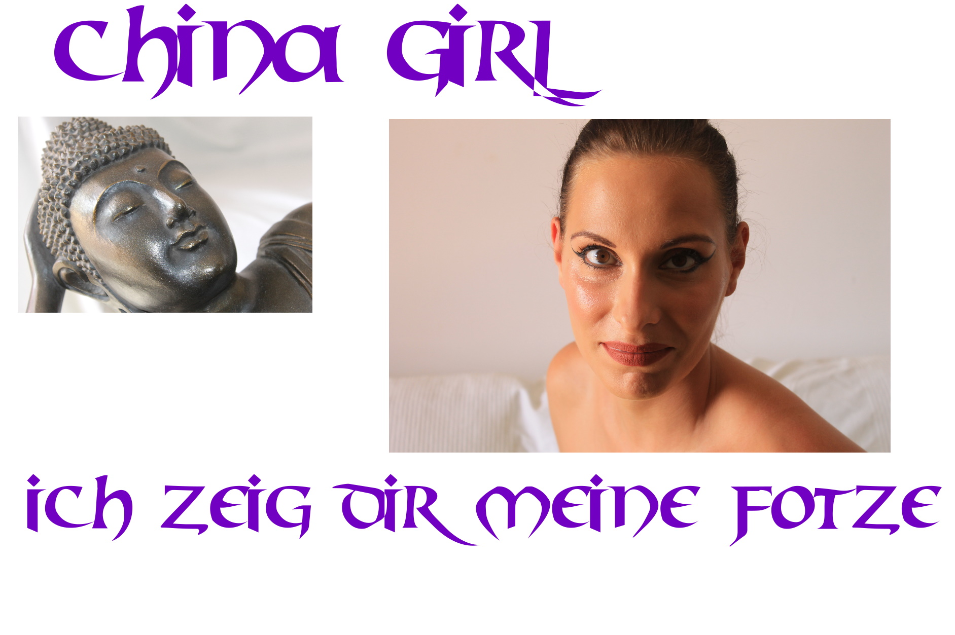 China Girl - Show my pussy