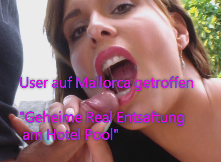 User Mallorca hit - Secret Real juicing the hotel pool