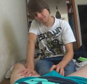 Young friend sucked me off - fpp shoot Amateur Gay Video