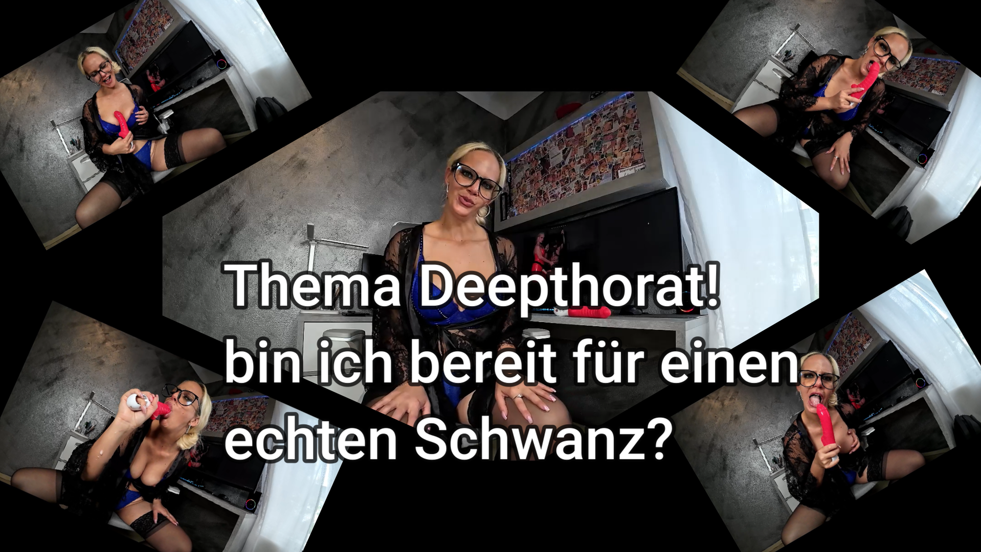 Deepthroat theme! am I ready for a real cock???