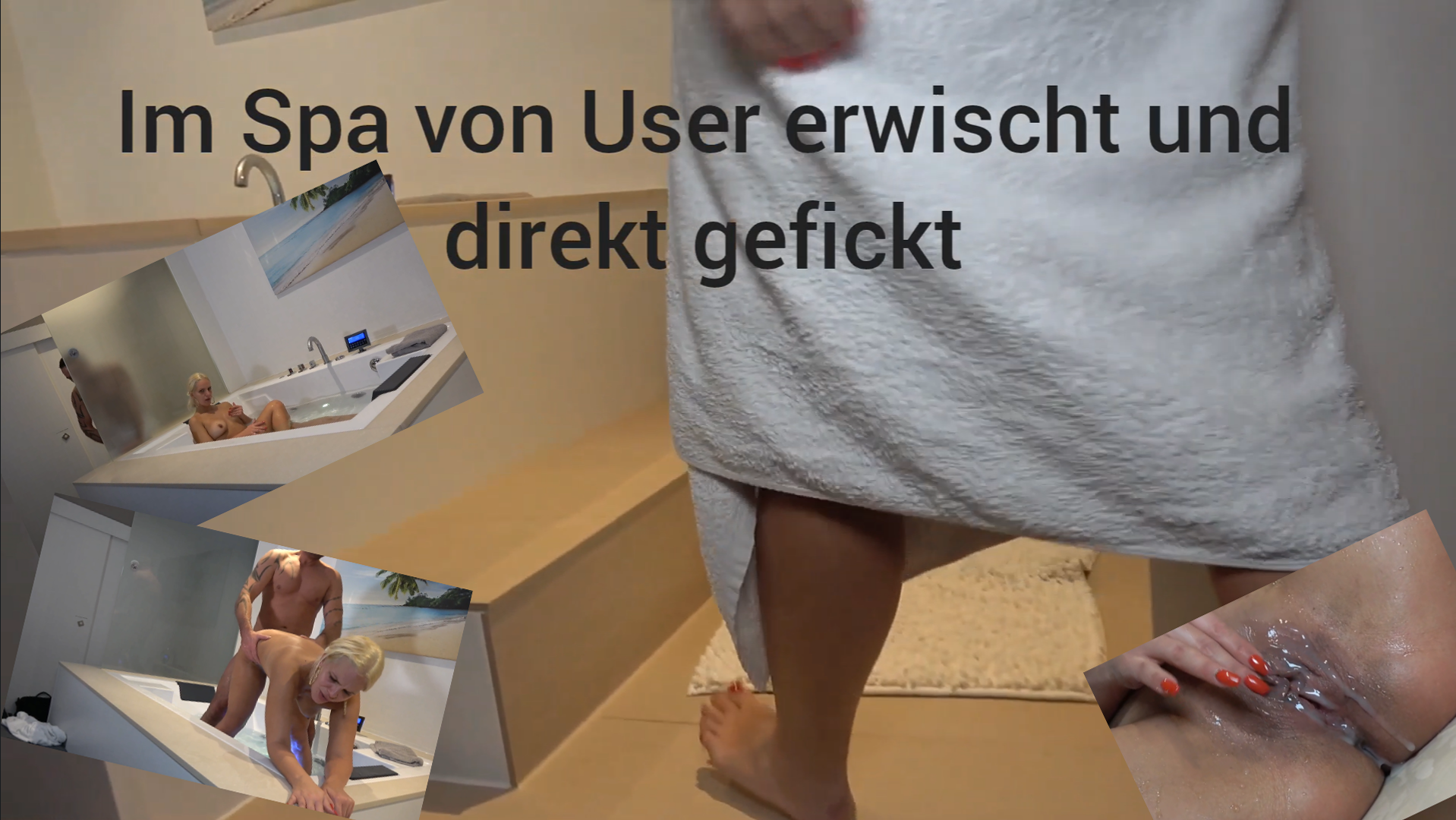 Peeping Tom fucked me in the spa! This pervert!!!