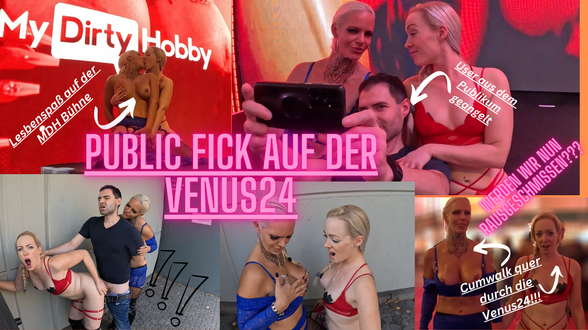 Fucked with a user from the audience at Venus24! Are we going to be kicked out now???