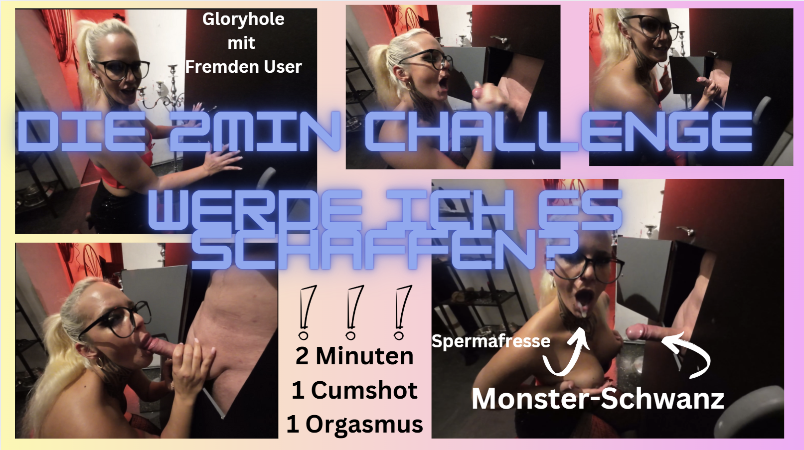 The 2 minute challenge! Will I be able to make him cum?