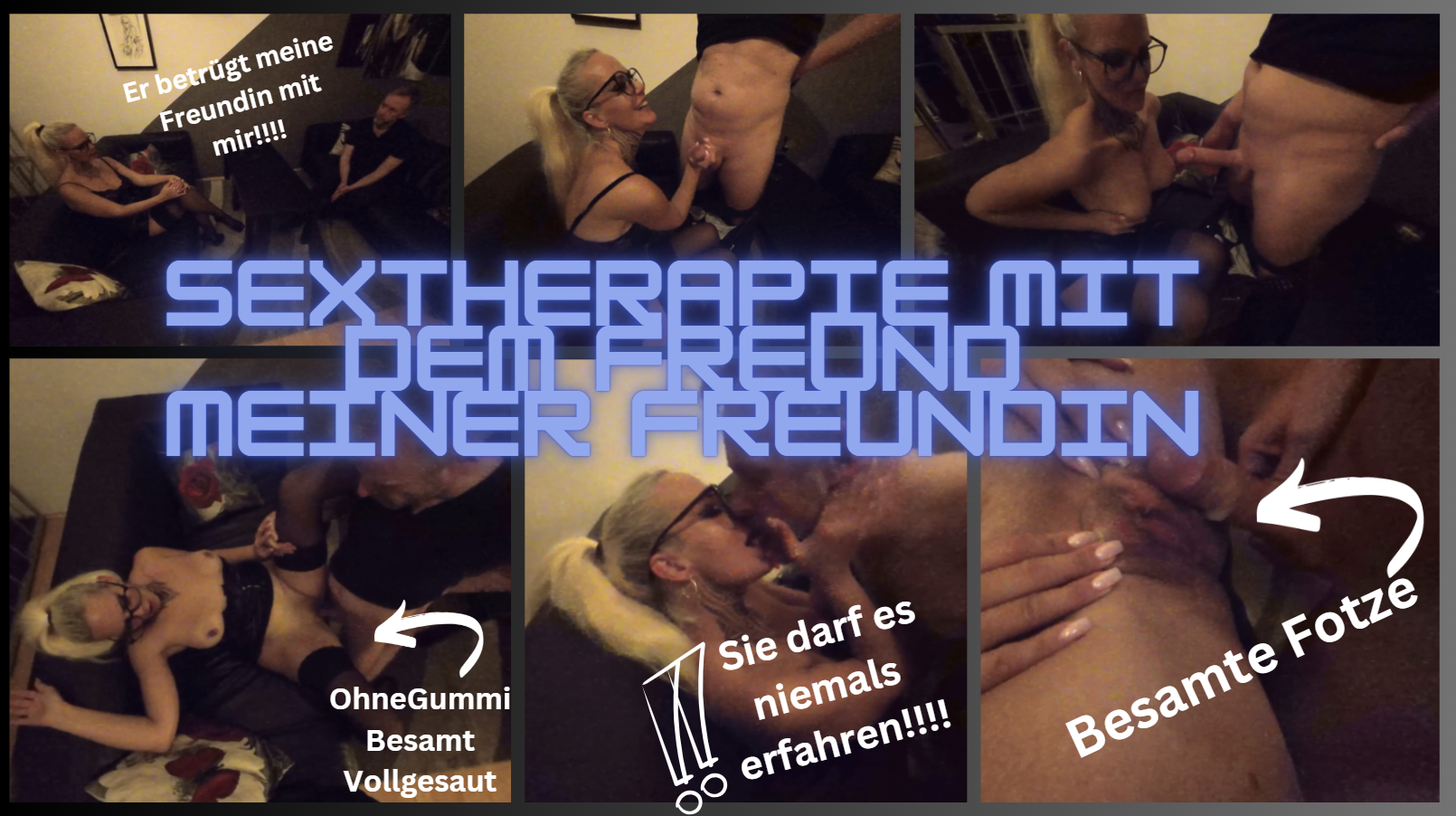 Sex therapy with a difference! Treating my girlfriend's boyfriend until he impregnates me!