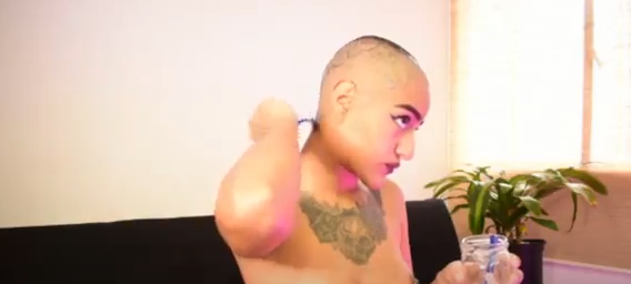 i shave my head with razor on live