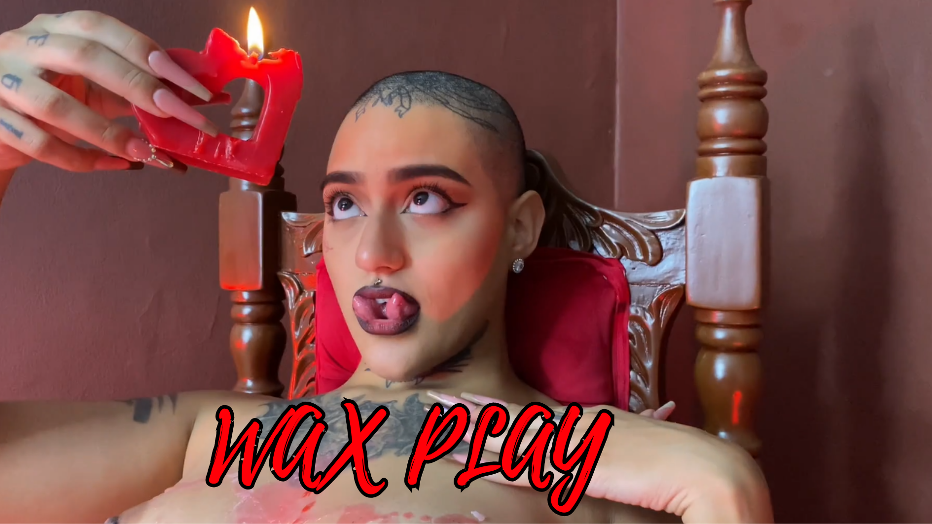 sensual wax play (st valentines day)