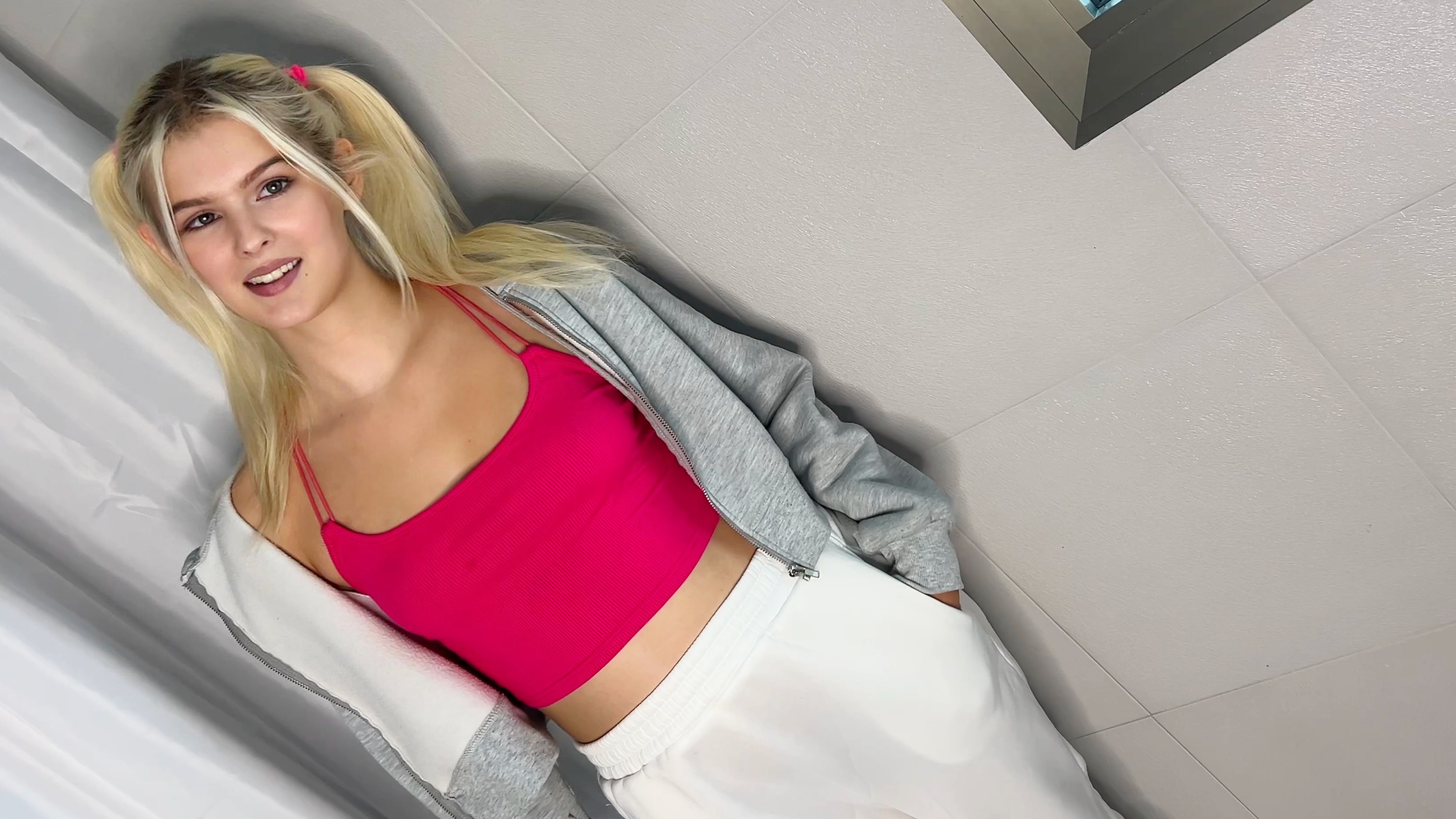 Cheeky teen seduces stepfather in front of the camera!