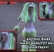 CUMBABES2BANG: Gothic Babe hart benutzt beim Usertreff! Download
