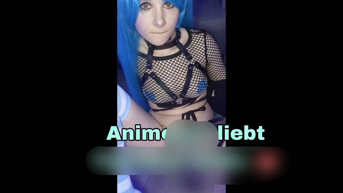 Anime girl loves dildo