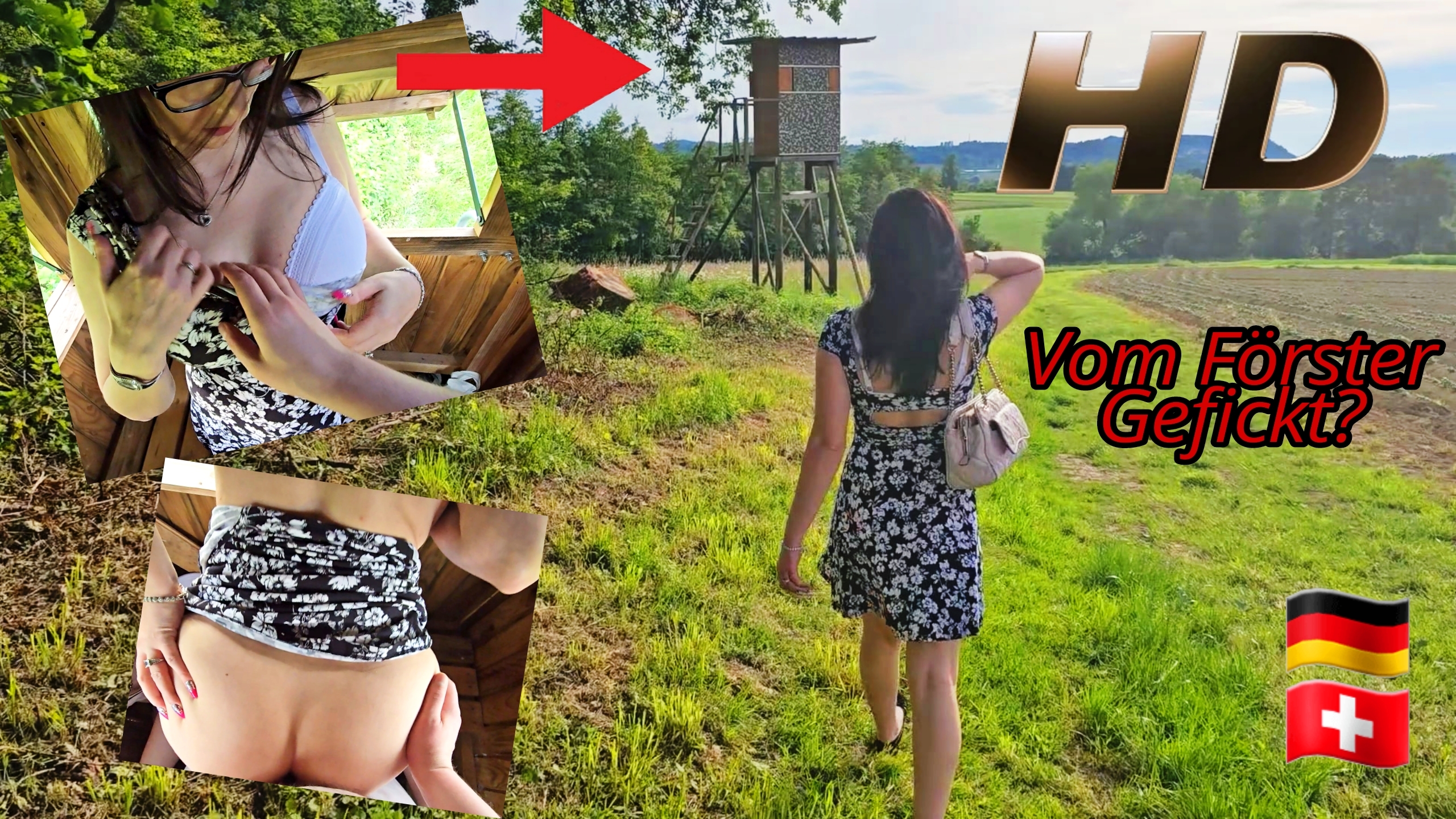 FUCKED AND CUMMED BY THE FOREST GUY!!!! HD