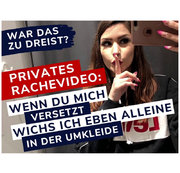 SINA-VALENTINI: RACHEVIDEO  WICHSEN IN DER UMKLEIDE Download