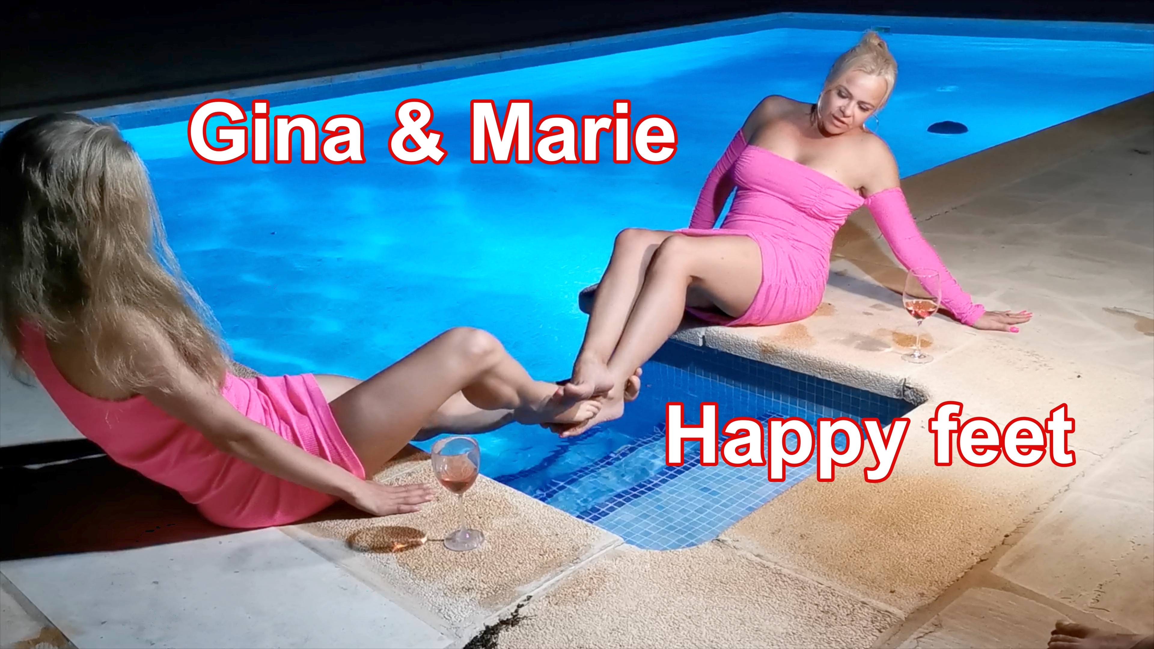 Gina & Marie in happy feet