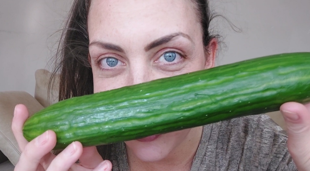 ORGANIC VEGETABLES CONCERN ME!!! If the cashier had known what I intend to do with the cucumber :D