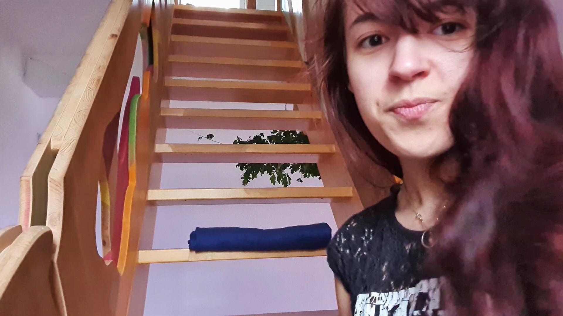 My FIRST real SQUIRT - The STAIR becomes a WATERFALL