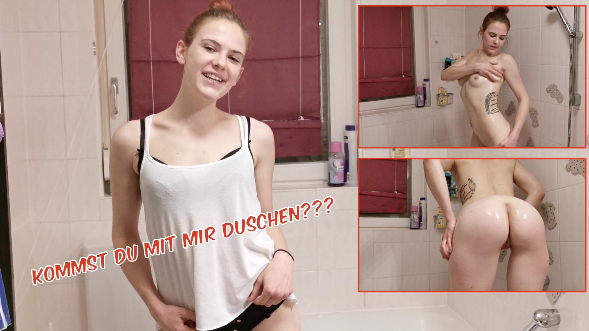 Are you coming to shower with ME ???