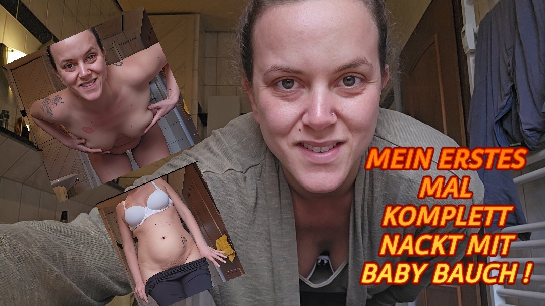 I'm showing my baby bump for the first time - completely naked!!!