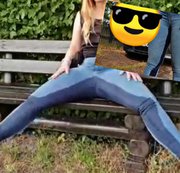 ANALSTUTE20: Geiler Outdoor Jeans piss Download
