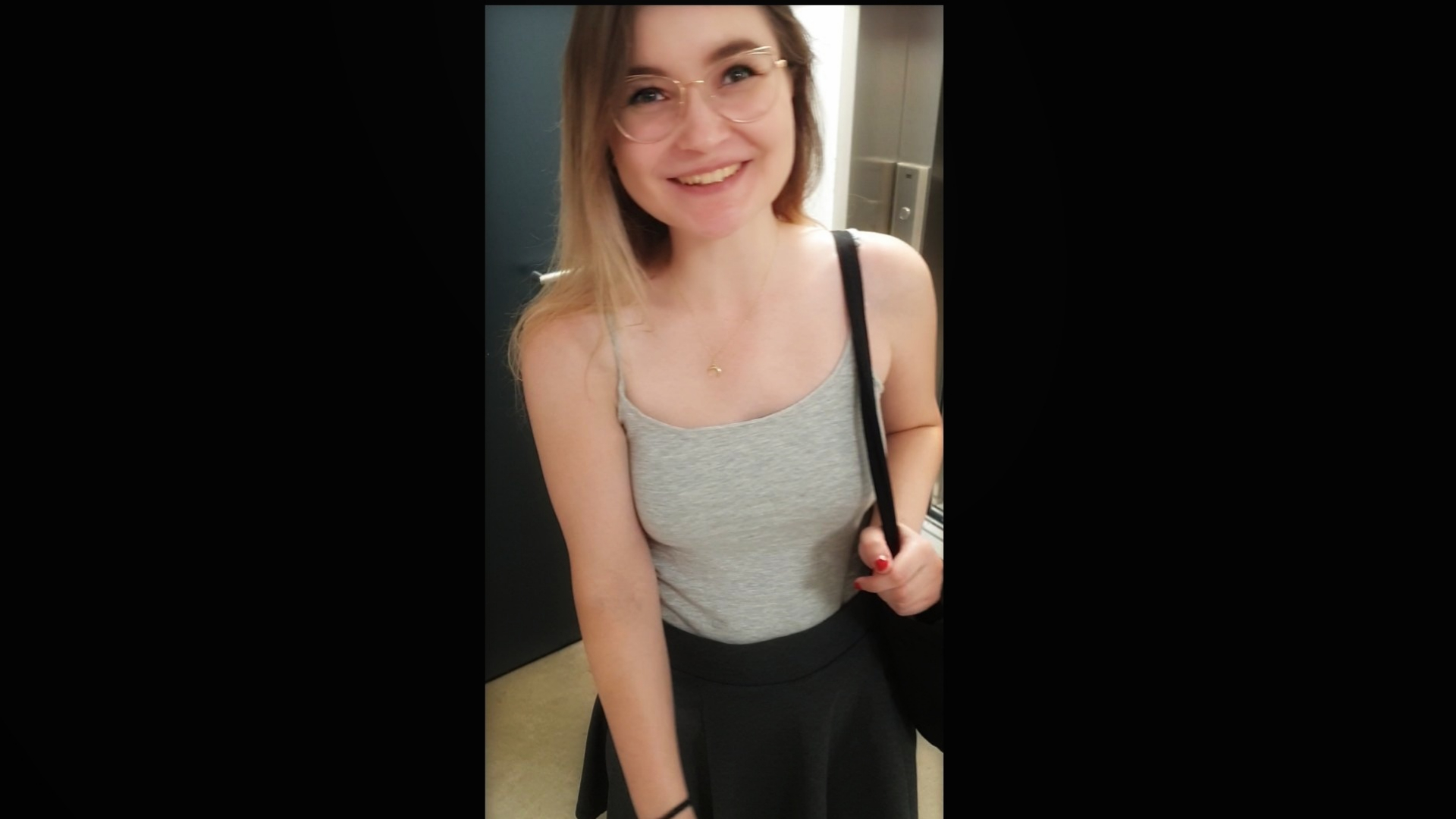 Private user meeting in the stairwell fucked Creampie POV