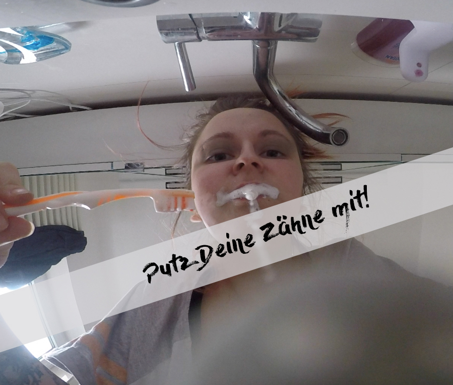 Cleaning your teeth with
