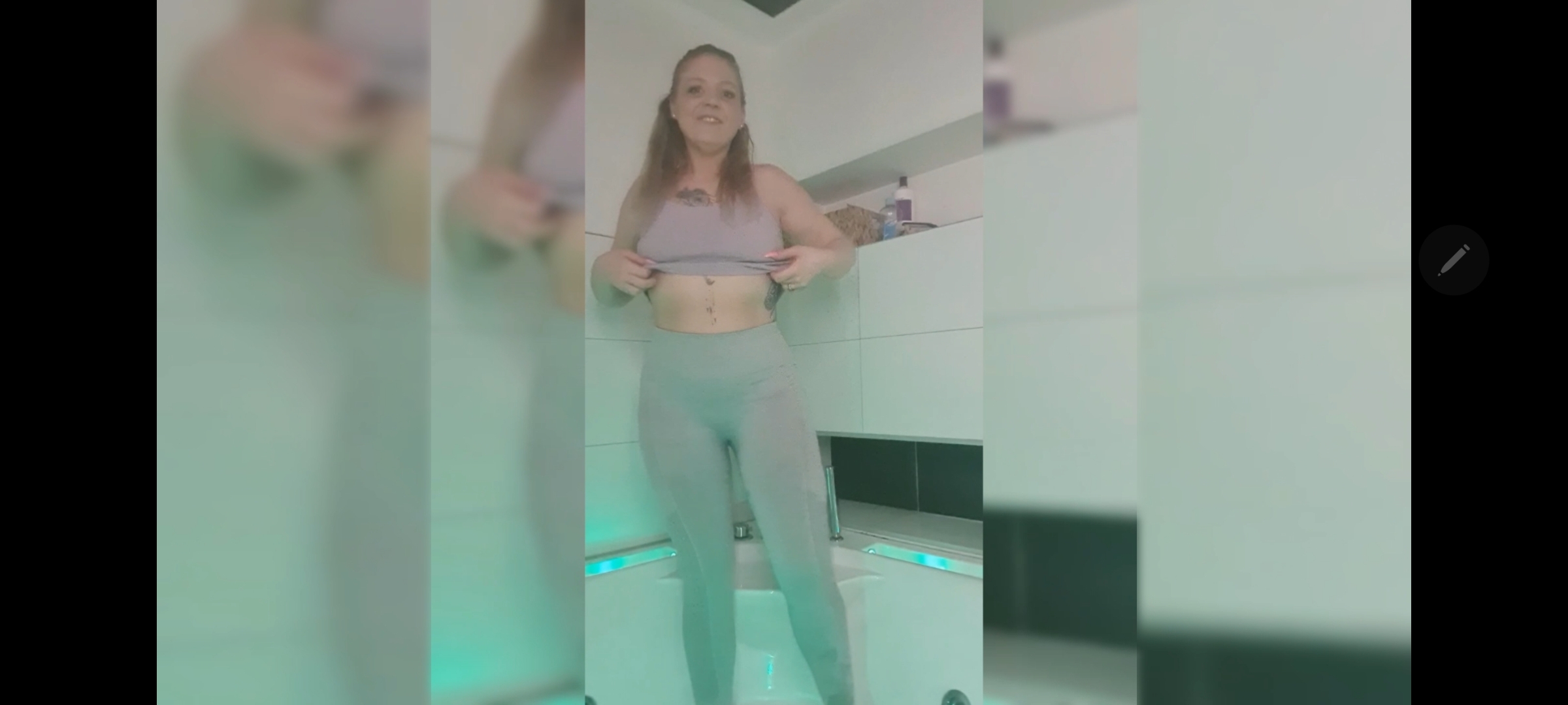 Should we do this more often?? Peed in my leggings in the hot tub!!
