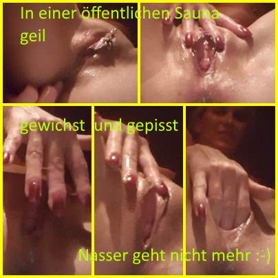 Wet Mess in a public sauna