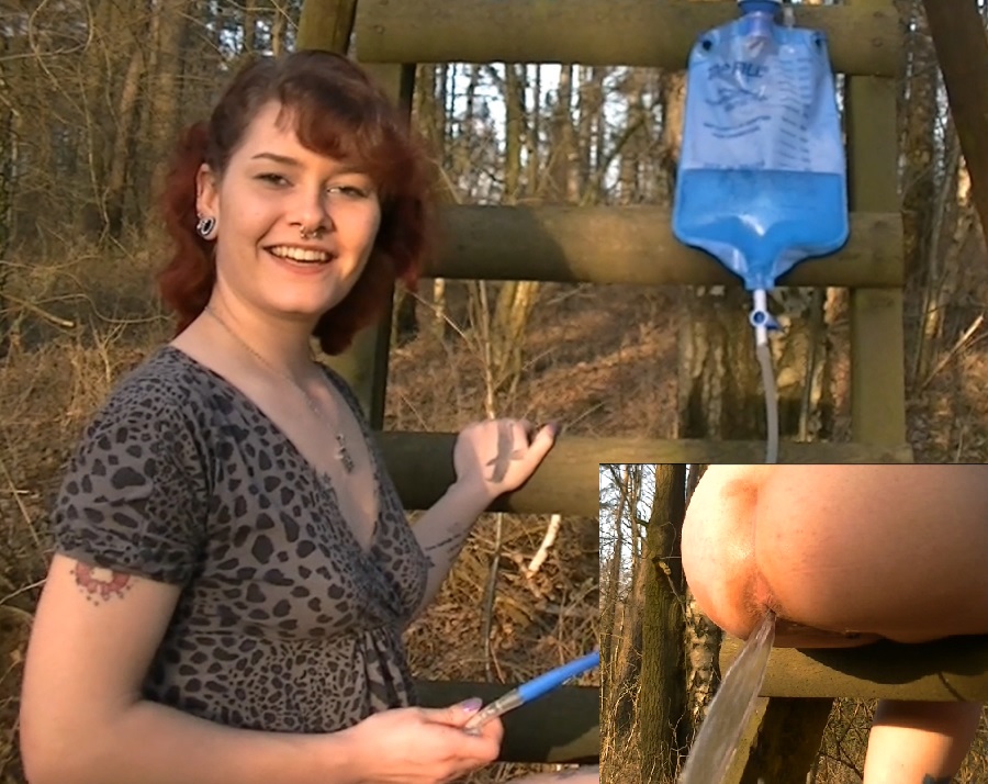 Spring cleaning in the gut! Outdoor enema