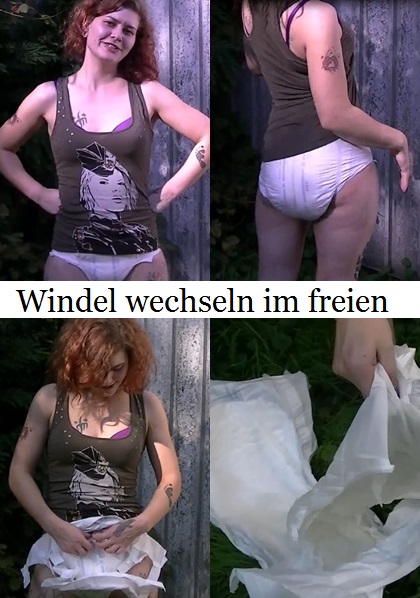 Changing Diaper outdoors