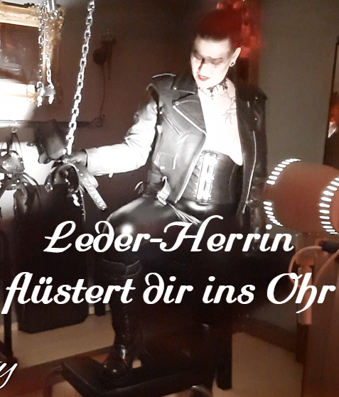Leather Mistress Whispers In Your Ear