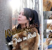 DOMINIQUE-PLASTIQUE: Wichsaufgabe mit Pelz im Wald Download