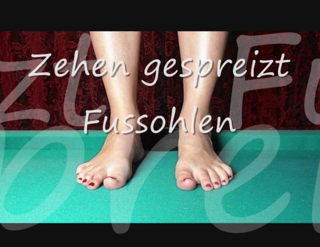 toes spread